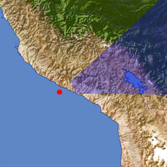 Colca Canyon location map
