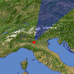 Lake Garda and the Etsch Valley location map