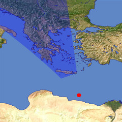 Greece 1 location map
