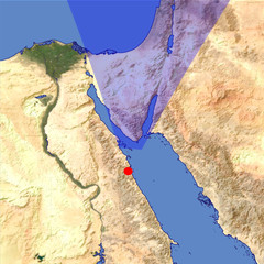 The Sinai Peninsula location map