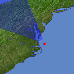 The Chesapeake Bay location map