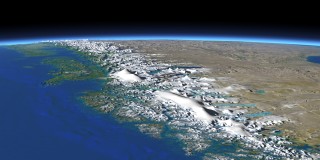 Southern Chile and Argentina render