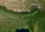 The Ganges delta and the eastern Himalayas