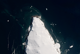 Sentinel-2-Mosaik der Balleny-Inseln Beispielausschnitt: Northern Young Island
