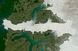 Grönland-Mosaik Beispielausschnitt: Ilulissat Eisfjord