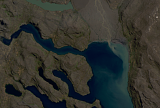 Sentinel-2 mosaic of the Kerguelen Islands sample: southern coast