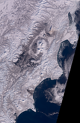 Vulkane auf Kamtschatka im Februar 2019