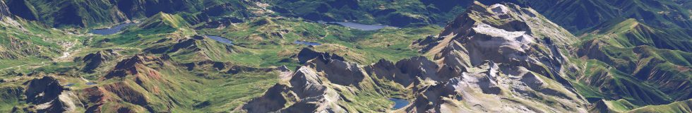 3d view of the Pyrenees based on Musaicum EU-plus