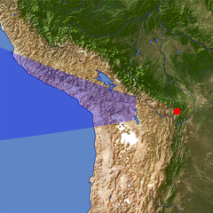 Andes 3 location map