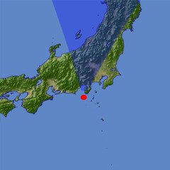 Mount Fuji location map