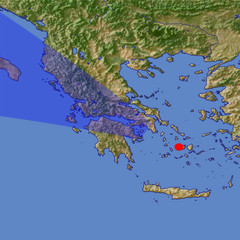 The Gulf of Corinth location map