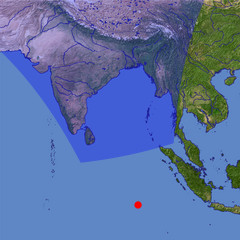 Bay of Bengal location map