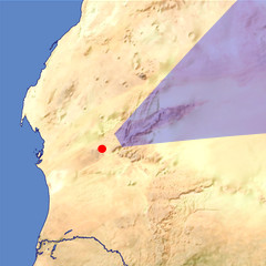 The Adrar Plateau location map