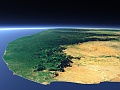 Kompensation des Atmosphäreneinflusses in Satellitenbildern