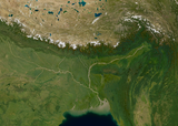 The Ganges delta and the eastern Himalayas