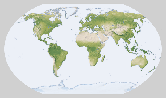 Green Marble vegetation map