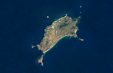 Landsat/Sentinel-2-Mosaik von Madeira Beispielausschnitt: Porto Santo