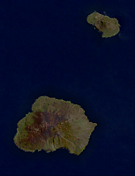 Landsat/Sentinel-2-Mosaik der Prinz-Edward-Inseln
