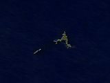 Landsat-Mosaik der Snares-Inseln