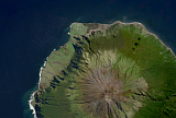 Sentinel-2 mosaic of Tristan da Cunha sample: Edinburgh of the Seven Seas
