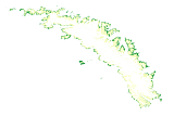 South Georgia vegetation map