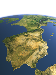 The Iberian peninsula